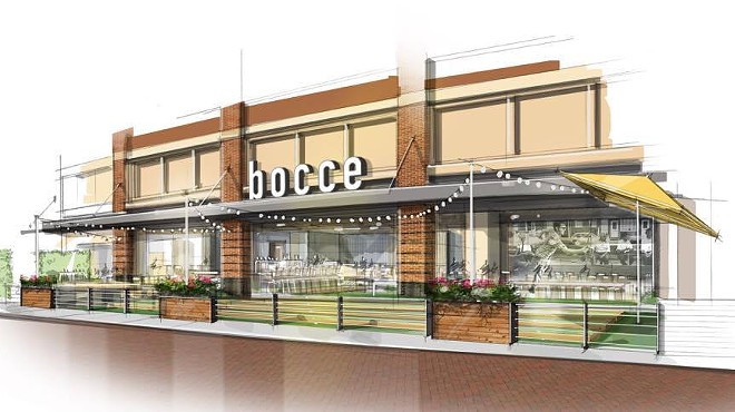 A Bocce Bar and Dante's Inferno To Open in Flats East Bank