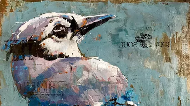 Image: Wildlife In Wax: Encaustic Paintings by Derek Brennan