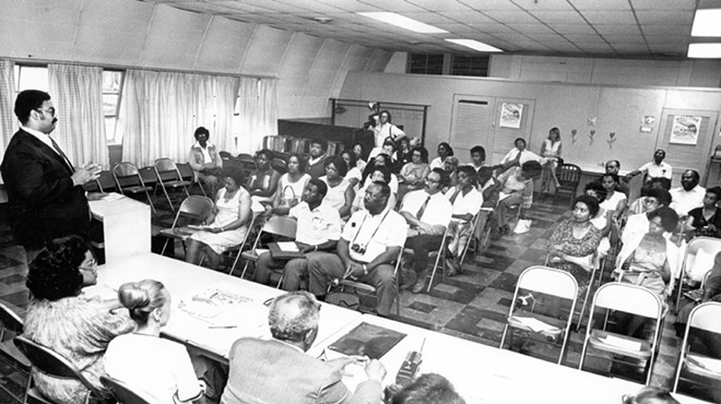 Meeting of the Lee-Harvard Community Association, 1979