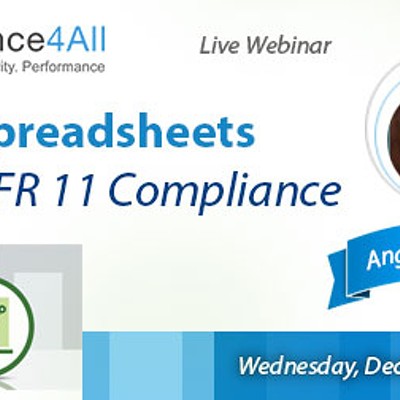 Future Trends in 21 CFR 11 compliance for (Excel Spreadsheets)