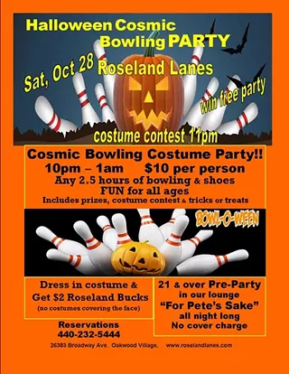 Image: Halloween Cosmic Bowling Party