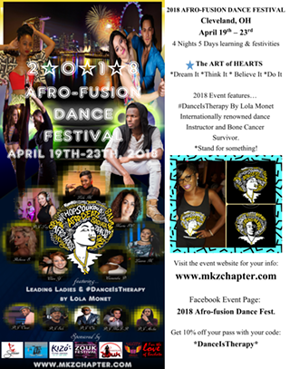 Image: 2018 Afro-Fusion Dance Festival