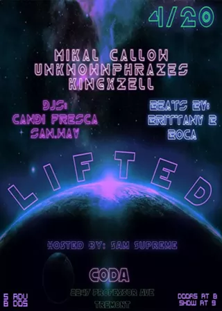 Image: LIFTED: Mikal Callow/Phrazes/Zell + more