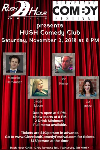 Image: HUSH COMEDY CLUB