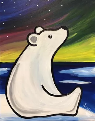 Image: Polar Lights, Family Class Painting!