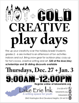 Image: Hot/Cold Creative Play Days