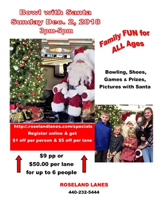 Image: Bowling with Santa