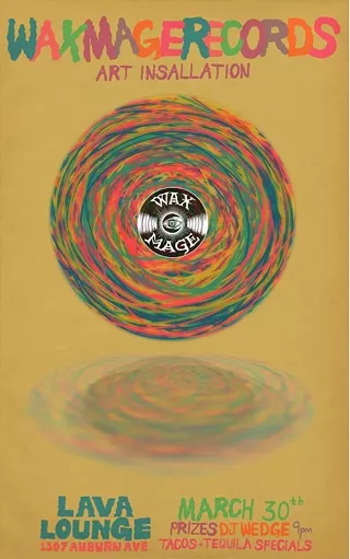 Image: Wax Mage Records Art Installation Opening Party