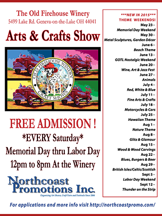 Image: Old Firehouse Winery Arts & Crafts Show -Theme: Motorcycles