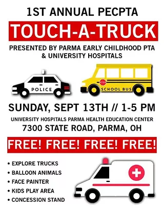 Image: FREE Touch-a-Truck presented by PECPTA & University Hospitals