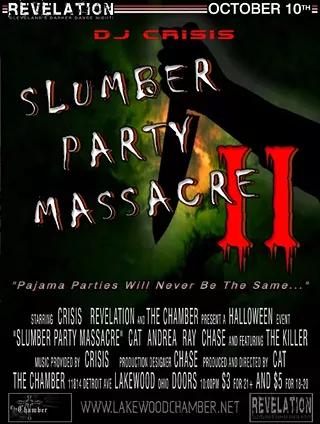 Image: Slumber Party Massacre II (Goth/Industrial Theme Night)