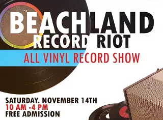 Image: Beach land Record Riot: All Vinyl Record Show