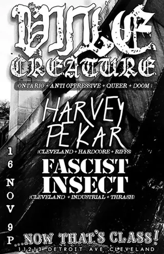 Image: VILE CREATURE/HARVEY PEKAR/FASCIST INSECT