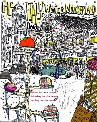 Image: Winter Wonderland Art Walk in Little Italy