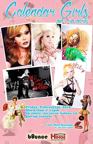 Image: 1st Friday: Calendar Girls Pin Up Party