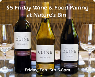 Image: $5 Fridays Wine & Food Pairing