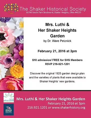 Image: Mrs. Luthi and her Shaker Heights' Garden