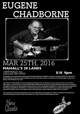 Image: EUGENE CHADBOURNE, Presented by New Ghosts & Mahall's