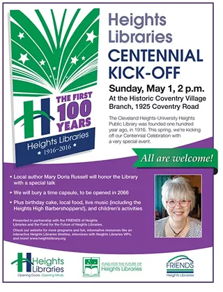 Image: Heights Libraries Centennial Kick Off