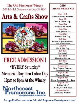 Old Firehouse Winery Arts & Crafts Show - Theme Day at the Beach
