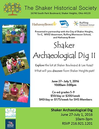 Shaker Archaeological Dig