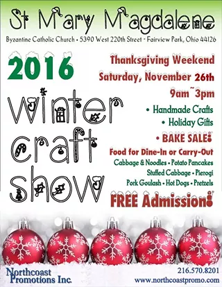 Image: 9th Annual St. Mary Magdalene Byzantien Catholic Church Craft Show