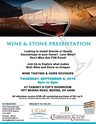 Image: Wine & Stone Event