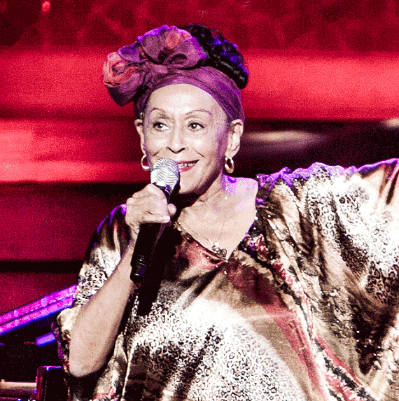 Image: From the Buena Vista Social Club, Omara Portuondo 85 Tour with special guests Roberto Fonseca, Anat Cohen and Regina Carter