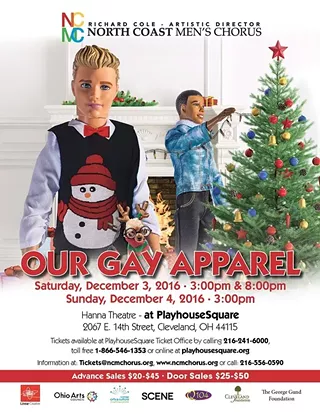Image: Holiday concert &ldquo;OUR GAY APPAREL&rdquo; performed by North Coast Men&rsquo;s Chorus