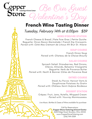 Image: Valentine's Day French Wine Tasting