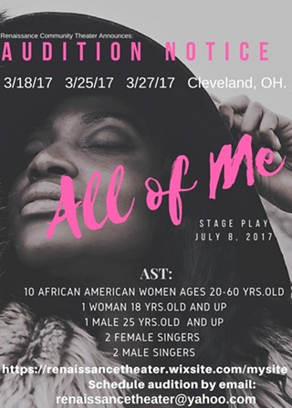 AUDITIONS for ALL OF ME (Stage Play)