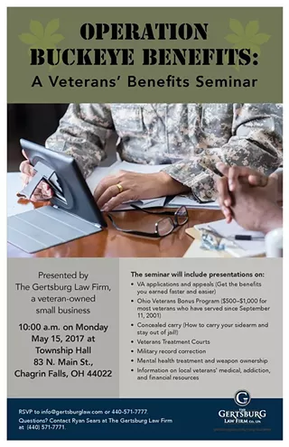 Image: Operation Buckeye Benefits - Veterans' Benefits Seminar