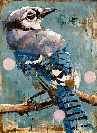 Image: Wildlife In Wax: Encaustic Paintings by Derek Brennan