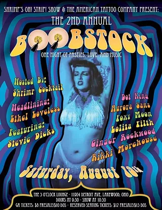 Image: 2nd Annual Boobstock: One Night of Pasties, Love, and Music