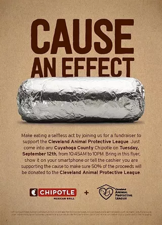 Image: Raise money for Cleveland Animal Protective League while you eat