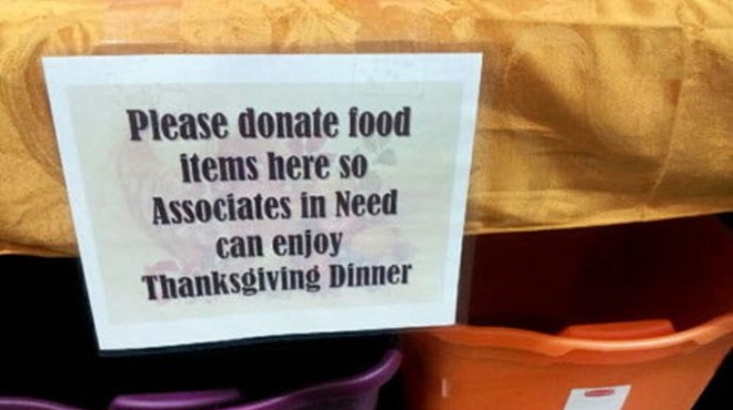 Walmart Goes All Kafka For The Holidays: Food Drive Set Up for Employees (Video Update)