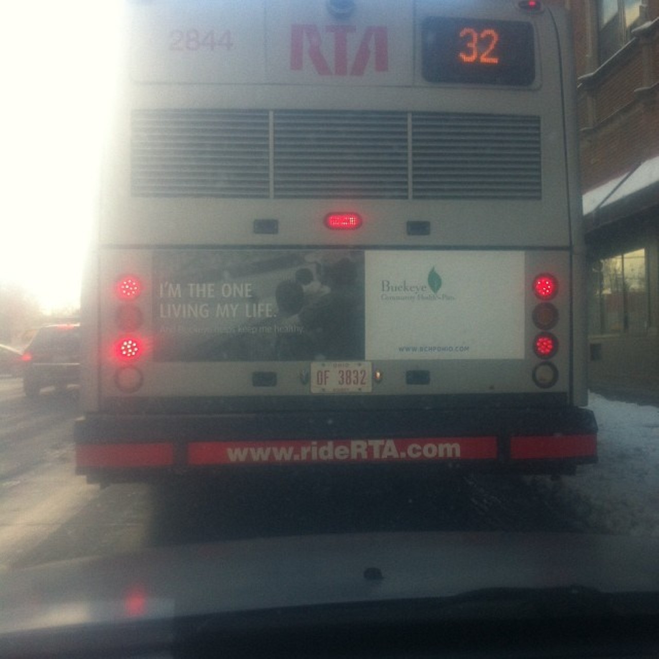 Why is it always me getting stuck behind the buses #Clevelandprobz