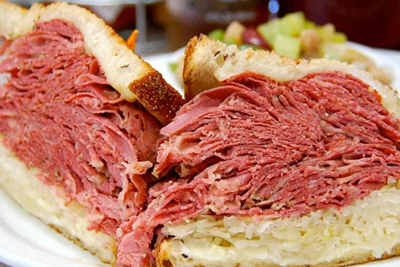 Cleveland Corned Beef Co. - 
Dig in to a humongous corned beef sandwich for just $9.95. Stop in at 5164 Pearl Rd. (Photo via Cleveland Corned Beef Co., Facebook)