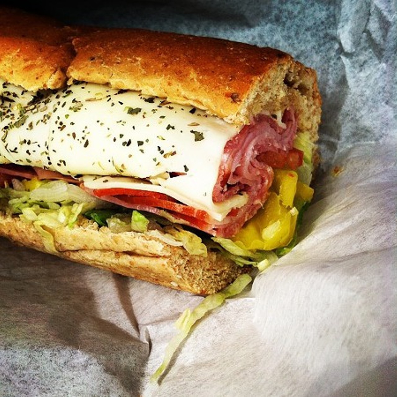 Grum's Sub Shoppe - 
Must try The Hot Grumster (half) for only $6.60. Grab one today at 1776 Coventry Rd. (Photo via Giovanni Rosello, Instagram)