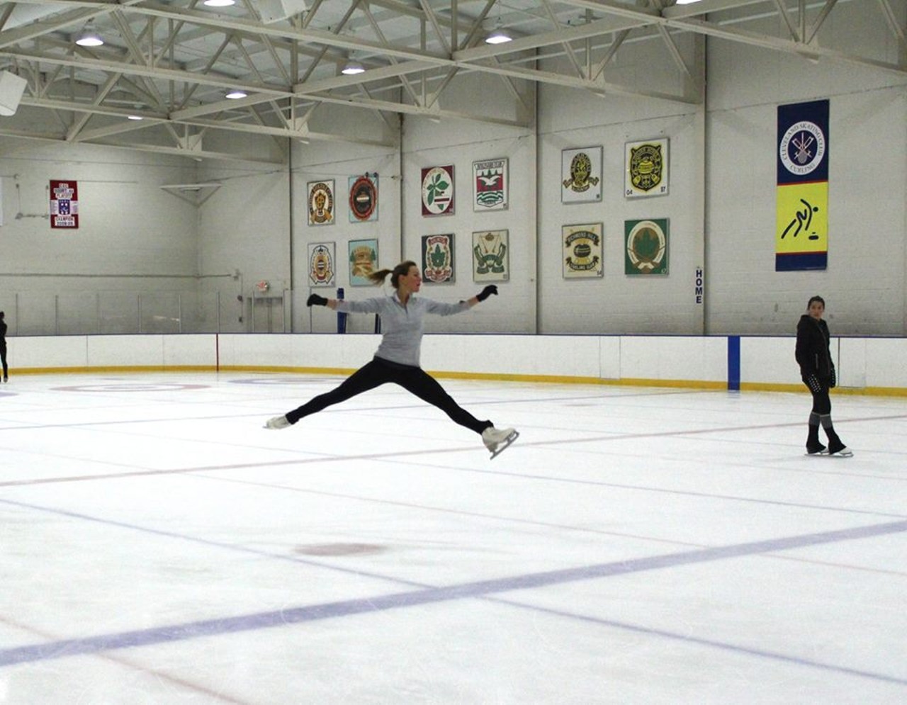  Cleveland Skating Club
2500 Kemper Rd., Shaker Heights, 216-791-2800 
Price: As this is a private athletic club, contact info@clevelandskatingclub.org for membership and rink hour information.
Photo courtesy Cleveland Skating Club