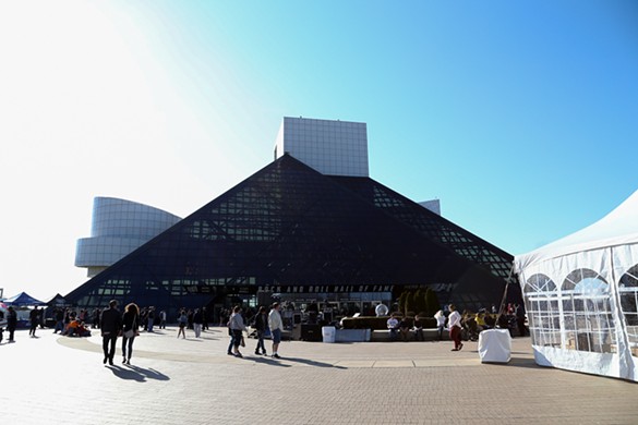 Saturday, April 18: Watch Party - Tickets to the 30th Annual Rock and Roll Hall of Fame Induction Ceremony sold out as soon as they went on sale. But you want to see the ceremony, you still have a chance. The Rock Hall will simulcast the proceedings tonight at 6:30 on a giant screen on the Museum&#146;s Klipsch Audio main stage and on several large screens throughout the Museum. Outside of Public Hall, the Rock Hall will be the only place to watch the induction ceremony on the night of the event. Tickets are $24.50. (Photo via Emanuel Wallace)