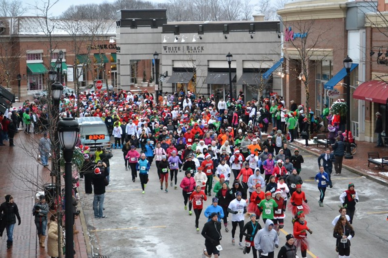 2016 Jingle Bell Run
When: Sun., Dec. 11, 9 a.m.-12 p.m. 
Phone: 216-285-2829 
Email: cdurbin@arthritis.org 
Price: $30 &#150; competitive time chip &#150; now to 9/5/16 $25 &#150; noncompetitive time chip &#150; now to 9/5/16 $30 &#150; Jingle in Your Jammies 
www.jbr.org/cleveland
The Arthritis Foundation&#146;s long-running Jingle Bell Run at Legacy Village is a festive race that helps champion arthritis research and brings people from all walks of life together to say Yes to furthering a great cause. Put on your reindeer antlers and running shoes &#150; and bring your friends and family to a fun-filled day of holiday cheer. If you&#146;d rather just walk, no problem. (Photo courtesy Jingle Bell Run/Facebook)