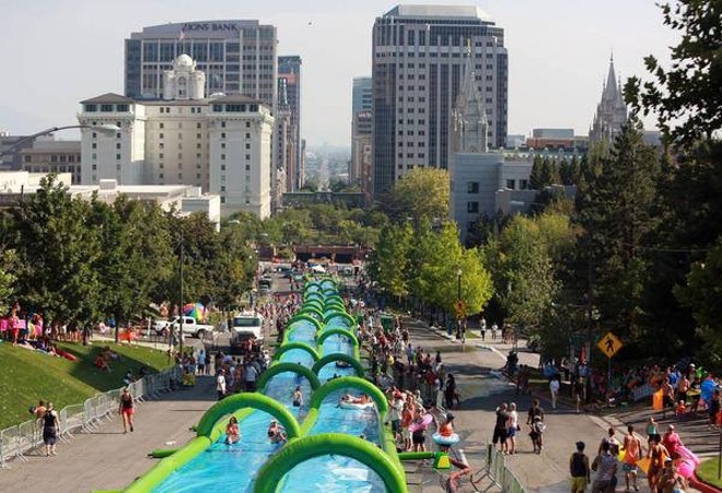 1,000 Foot Water Slide to Take Over Cleveland Streets this Summer