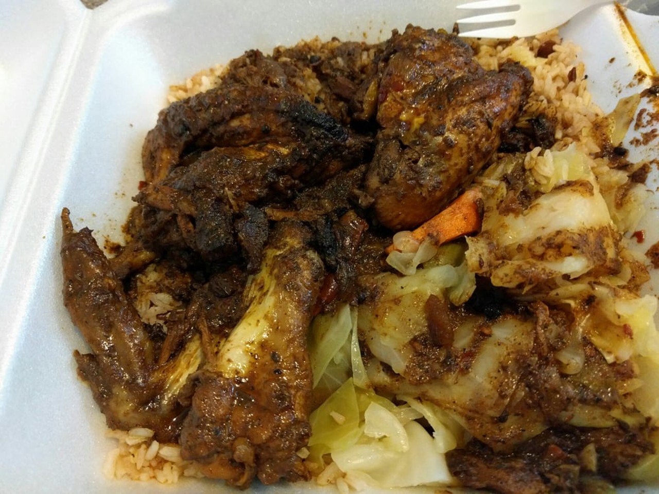 Chicken and cabbage - Island Style, 2144 Noble Rd., 216-851-4500