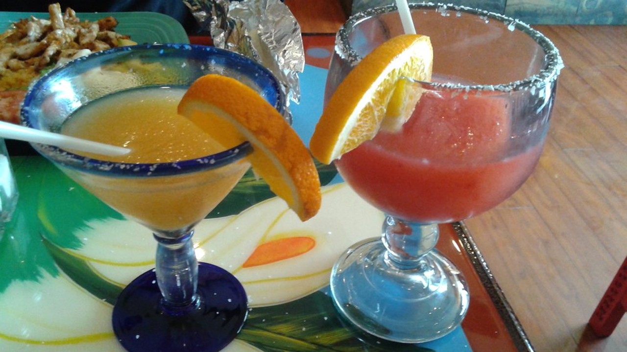 Strawberry and Peach Margarita at Senor Tequila Mexican Grill and Cantina 
13114 Shaker Square