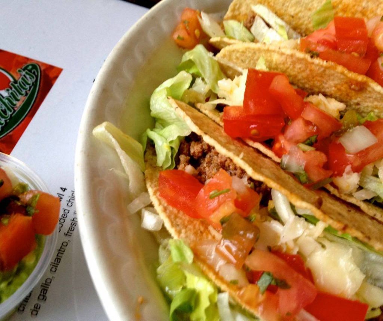 Luchita's 
Trying to fix your Mexican crave on a budget? Luchita's offers 99 cent beef, chicken and veggie tacos after 4 p.m. Plus, happy hour kicks off at 3 p.m. Hoorah! 3456 W 117th St, Cleveland, OH 44111. (Photo via Luchita&#146;s Mexican Restaurant, Facebook)