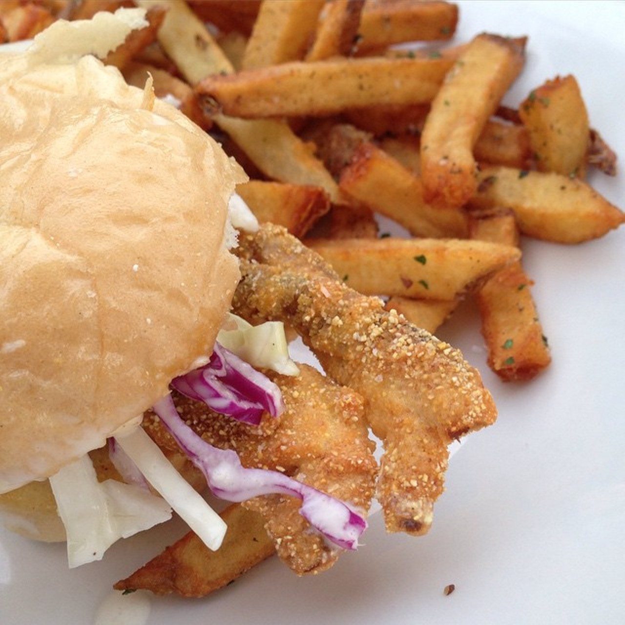 Crab Sandwich and Fried | Tavern Co. | 2260 Lee Rd, Cleveland Heights, OH 44118
