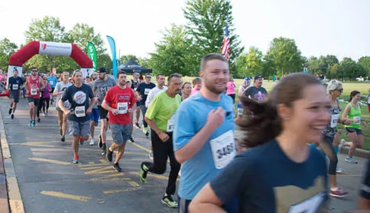 Participants enjoying the Parma Run-Walk for Pierogies