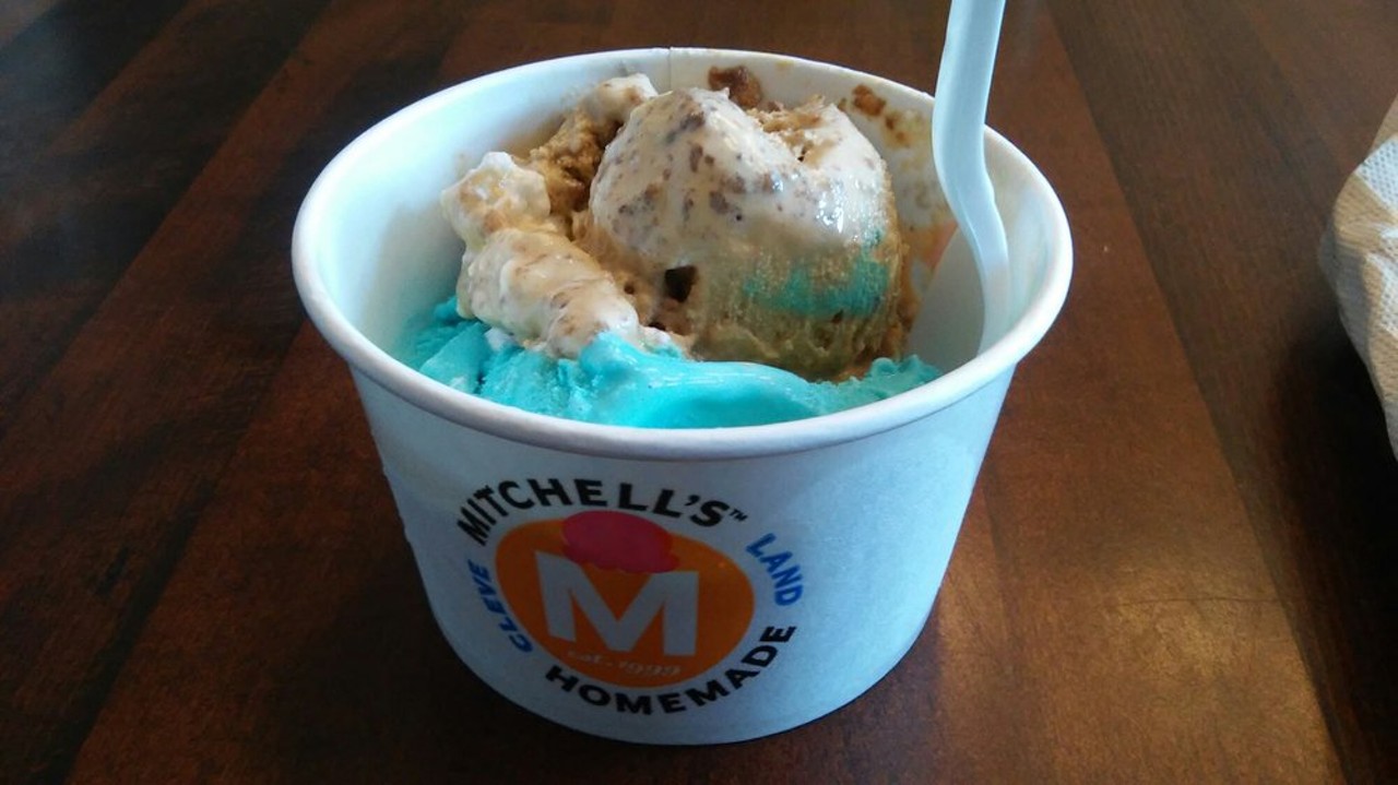 Blue Cosmo and Campfire S'mores - Mitchell&#146;s Homemade Ice Cream - 1867 W 25th St