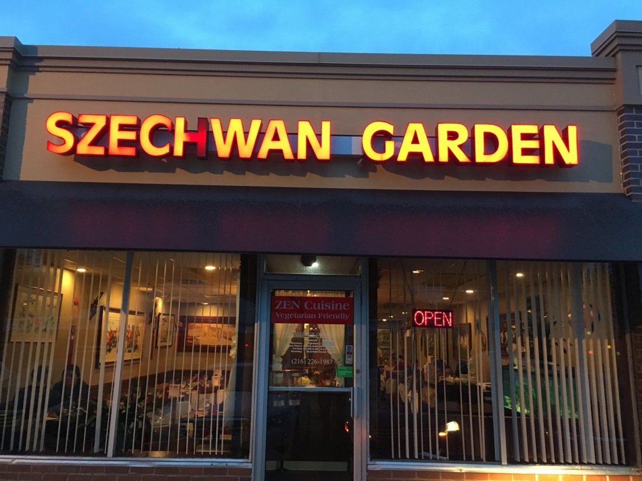  Szechwan Garden
13800 Detroit Ave., Lakewood
In addition to all of the Chinese dishes we expect on a familiar menu, this Lakewood joint also has a &#145;Zen Menu&#146; featuring all sorts of vegan and vegetarian dishes for those looking for their Chinese fix but aren&#146;t ino eating animals.
Photo via Scene Archives